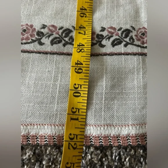 5/$25 Beautiful Embroidered floral tablecloth 64”x52” Made in West Germany - Picture 8 of 10
